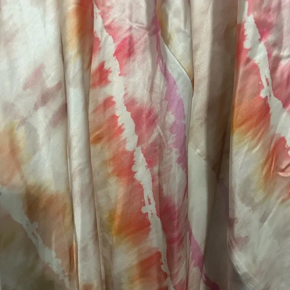 ALLSAINTS All Saints MELODY MAREA SILK BLEND Watercolor MIDI Dress New 8 - Picture 9 of 13